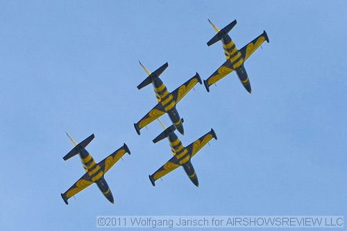 L-39Cs of the Baltic Bees Demo Team